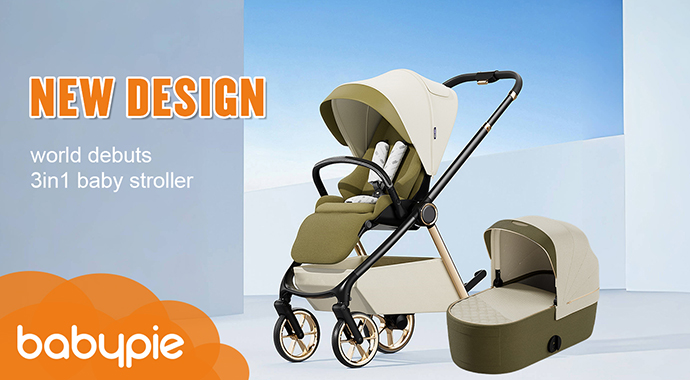 High Quality 3 In 1 Baby Stroller